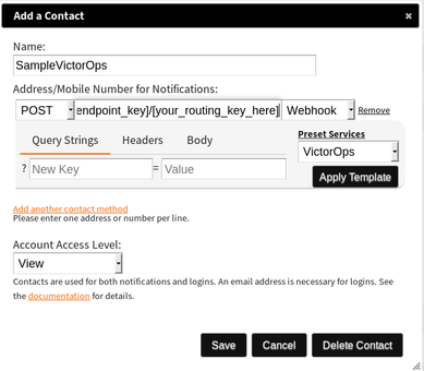 nodeping victorops template